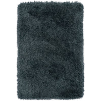 Cascade Slate Shiny Shaggy Rug