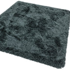 Cascade Slate Shiny Shaggy Rug