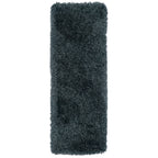 Cascade Slate Shiny Shaggy Rug