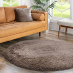 Alfombra Cascade Taupe Brillante Peluda