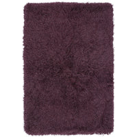Cascade Violet Shiny Shaggy Rug