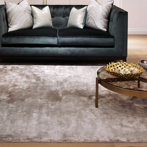 Katherine Carnaby Chrome Latte Rug