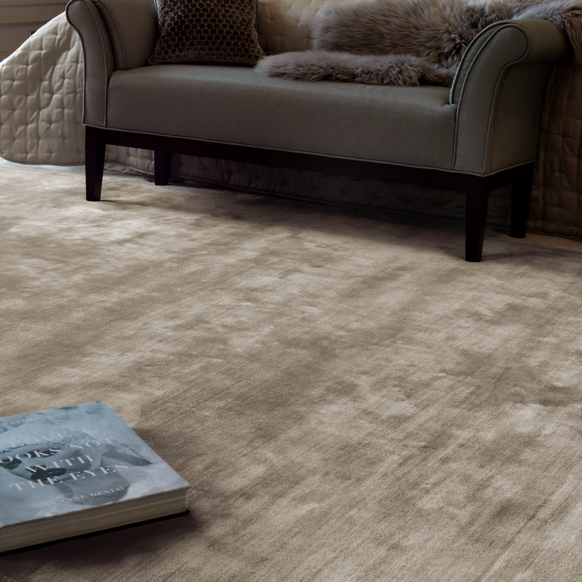 Alfombra Katherine Carnaby Chrome Masilla