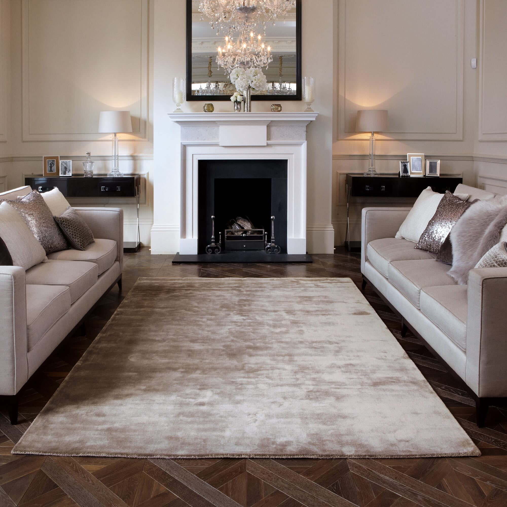 Alfombra Katherine Carnaby Chrome Taupe