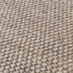 Katherine Carnaby Coast Taupe Hand Spun Wool Rug CS04