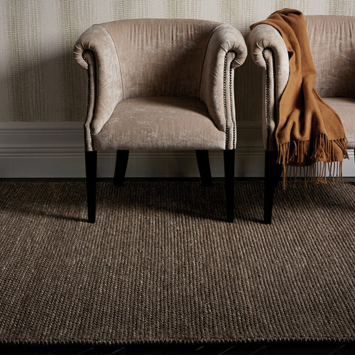 Katherine Carnaby Coast Taupe Hand Spun Wool Rug CS04