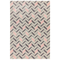 Alfombra Colt CL09 Chevron Rosa