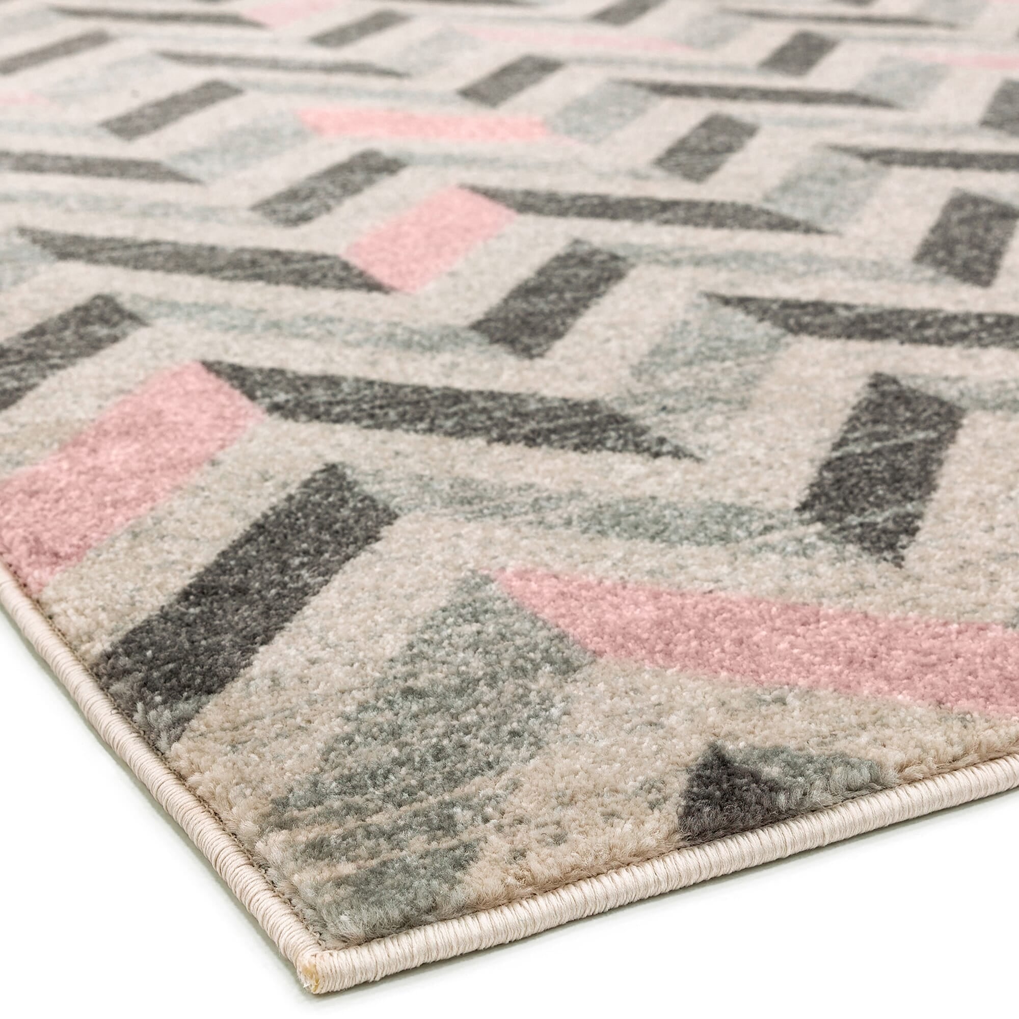 Alfombra Colt CL09 Chevron Rosa