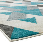 Alfombra Colt CL17 Pirámide Azul