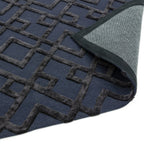 Alfombra Dixon Negro Enrejado  