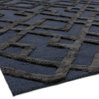 Alfombra Dixon Negro Enrejado  
