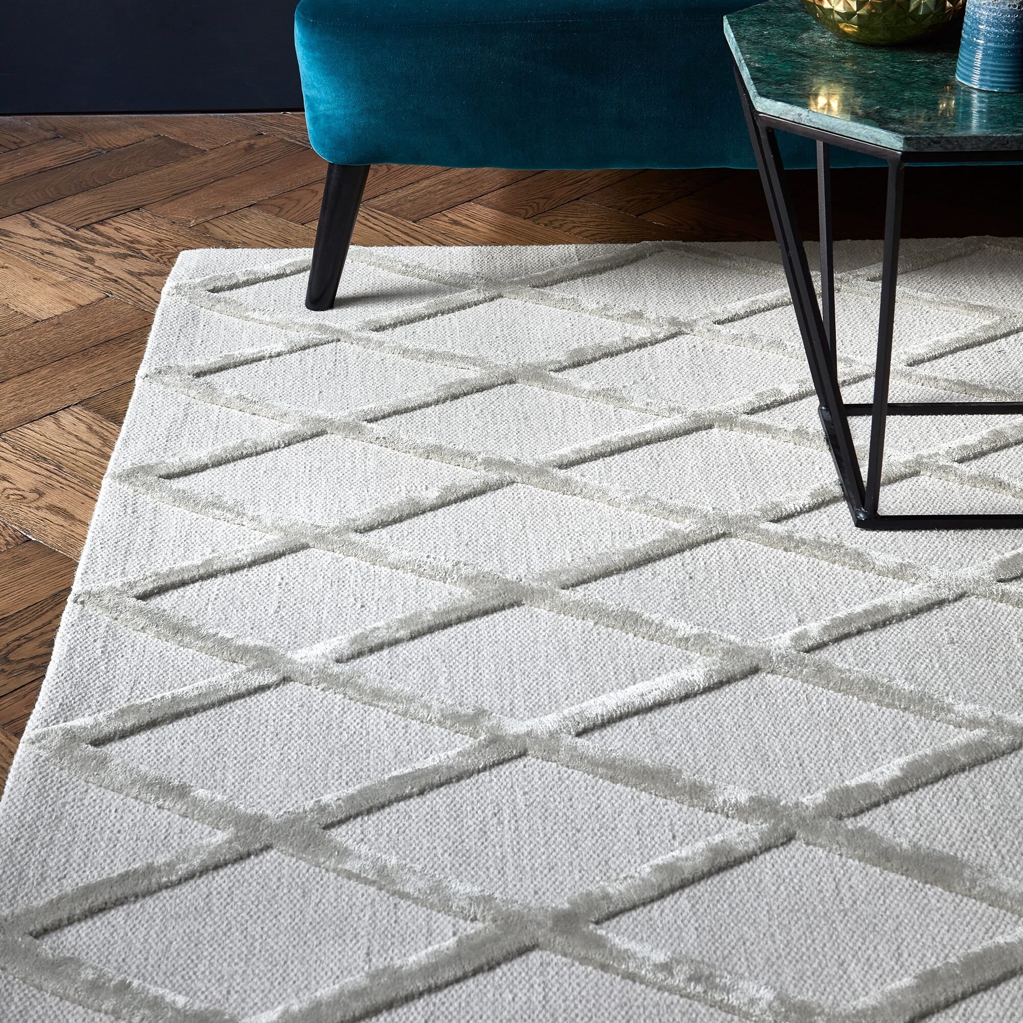 Alfombra Dixon Plata Diamante  