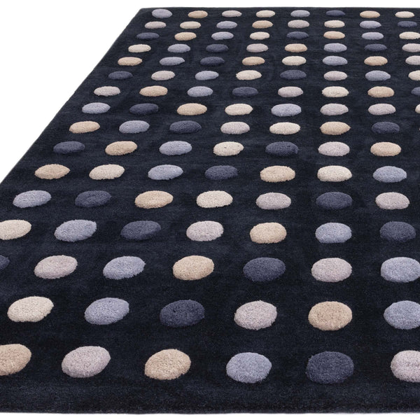 Dotty Navy Rug - Asiatic Carpets - London