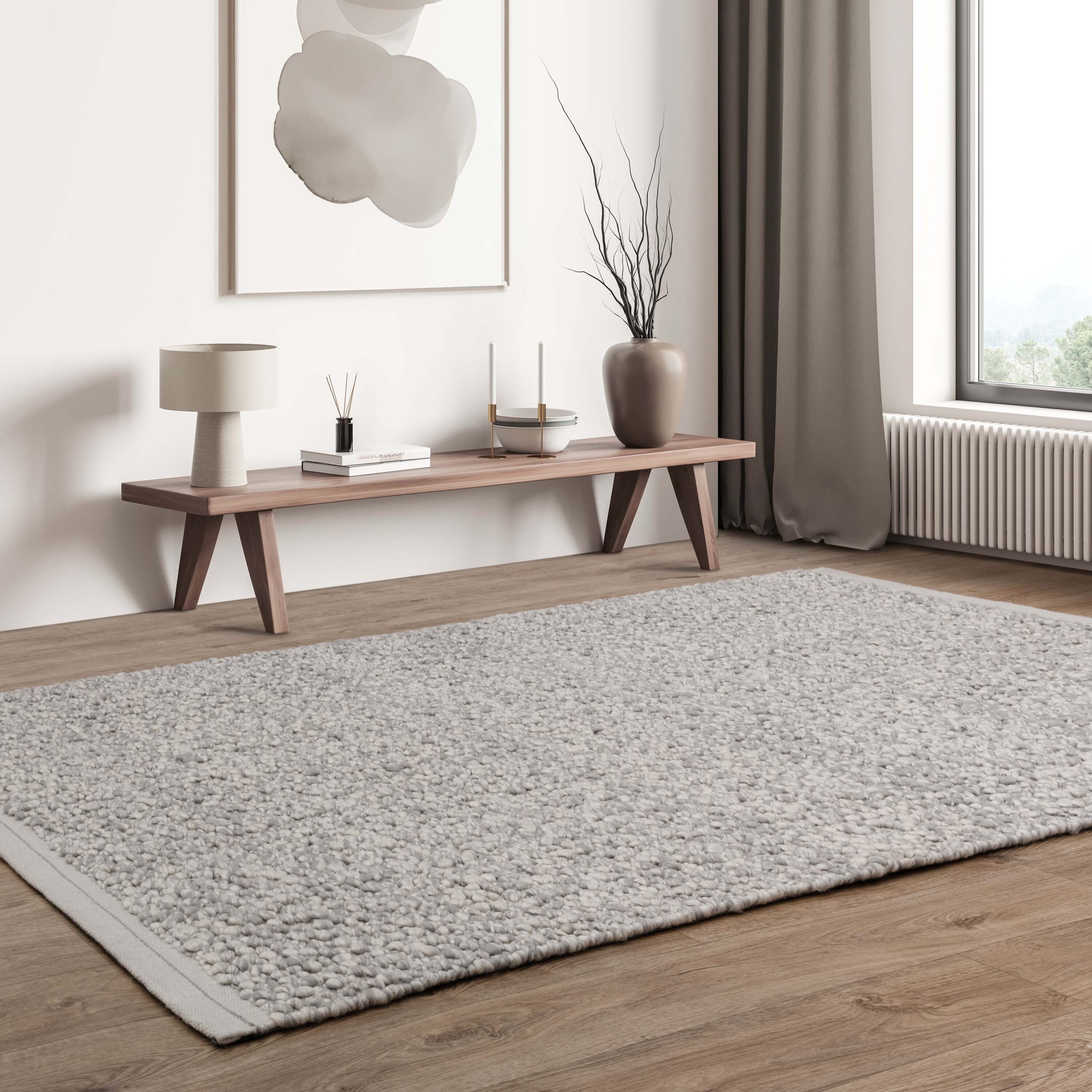 Alfombra Elm Plata