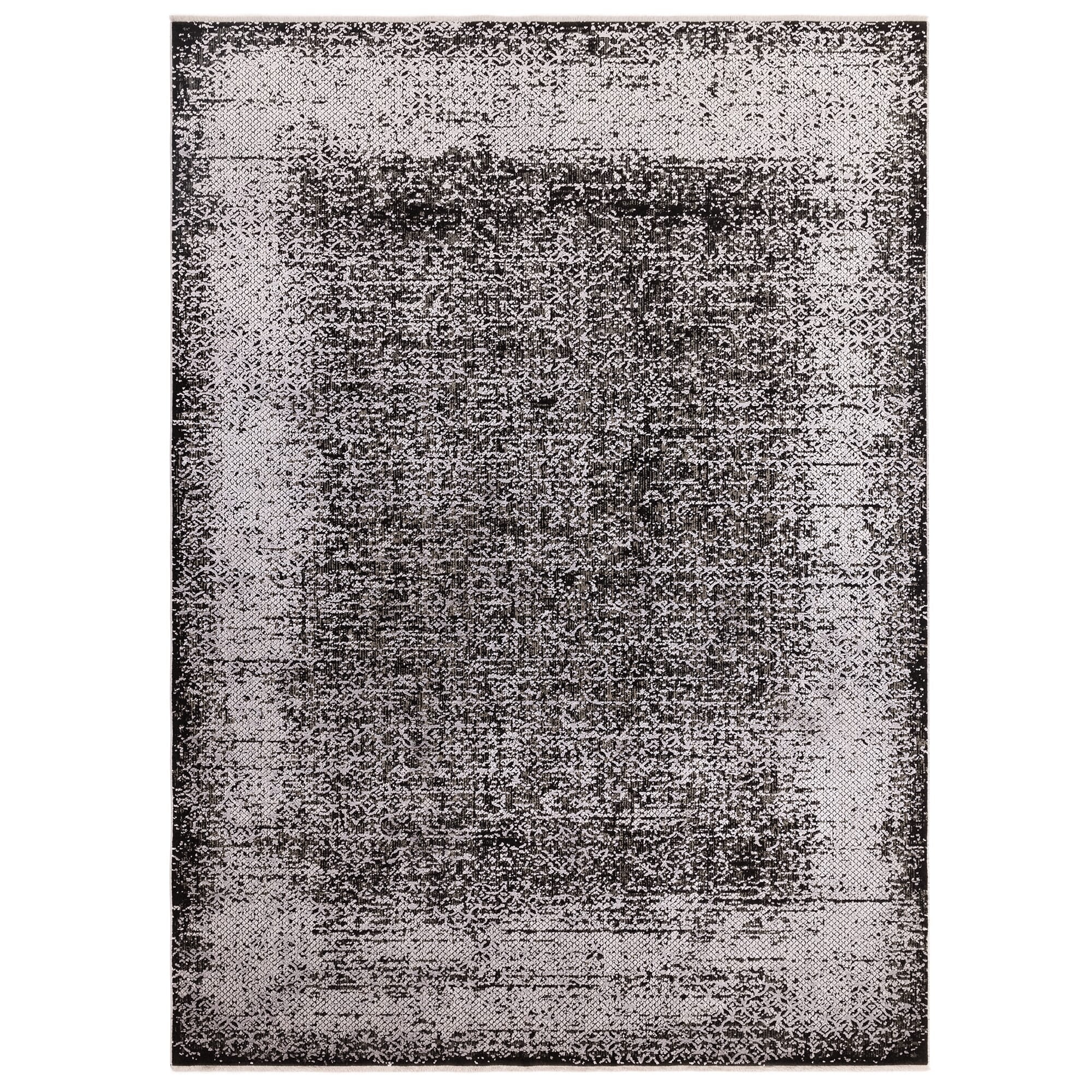 Elodie Silver / Black Rug