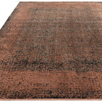 Alfombra Elodie Terracota / Negra