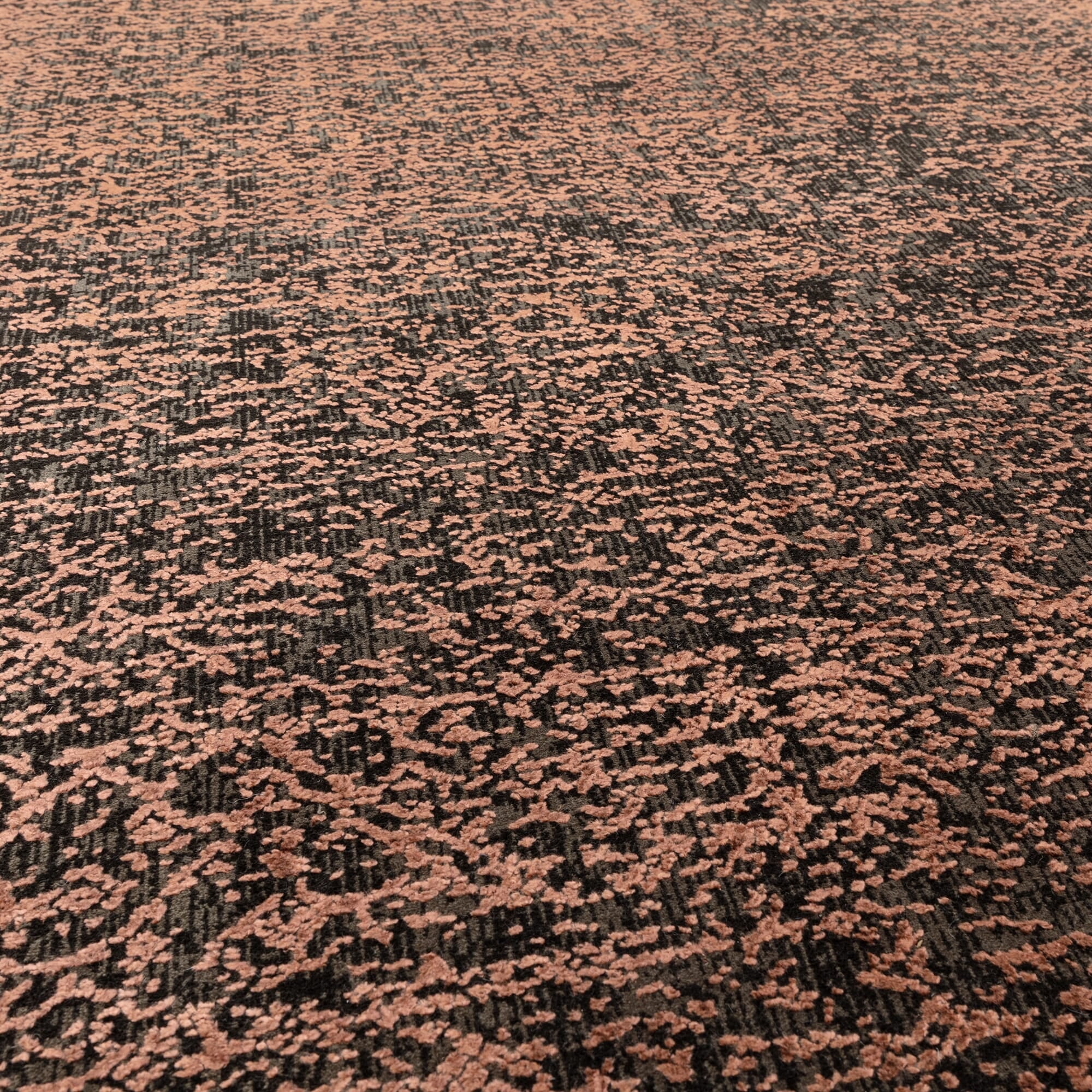 Alfombra Elodie Terracota / Negra