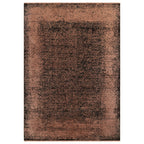 Alfombra Elodie Terracota / Negra