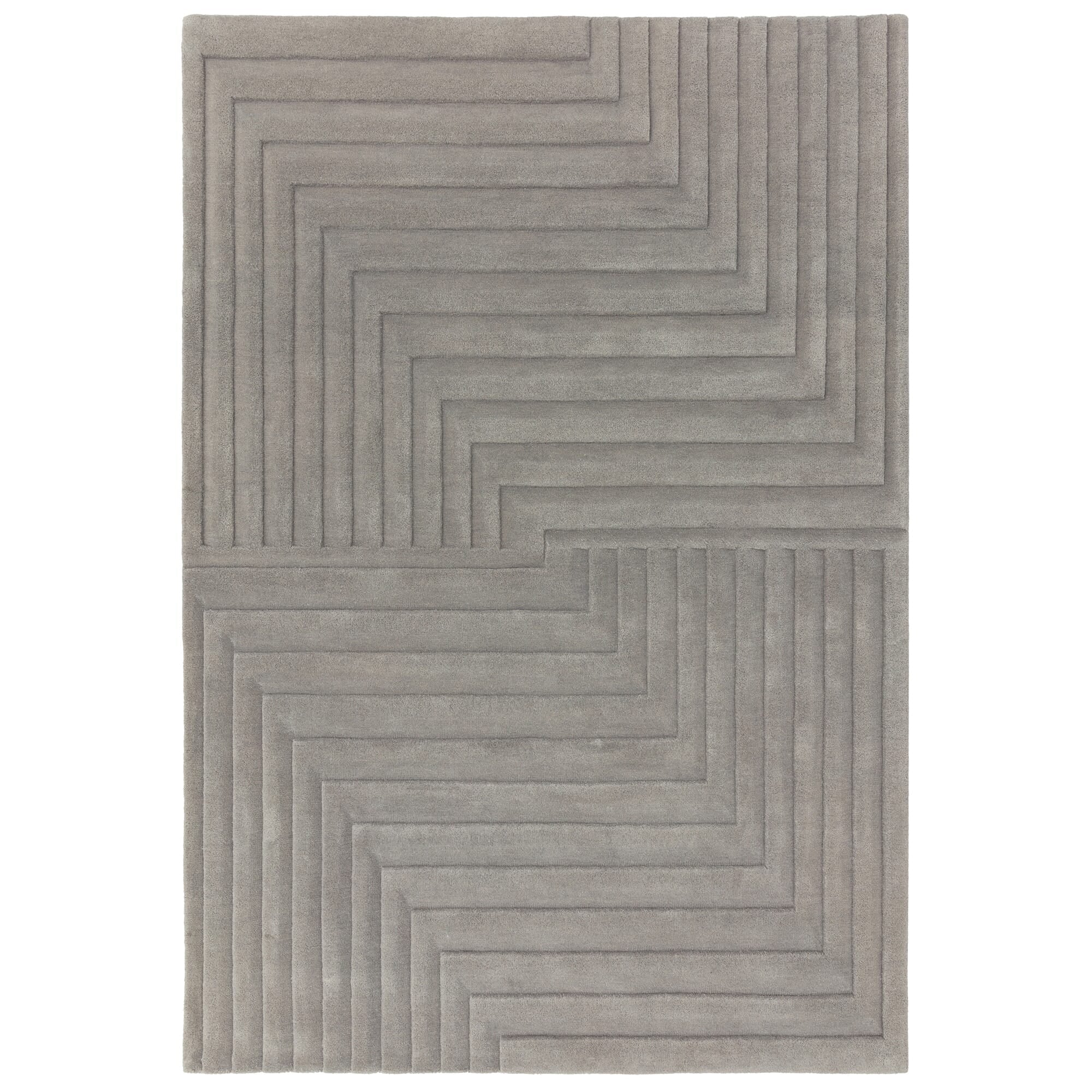 Alfombra Form Plateada  