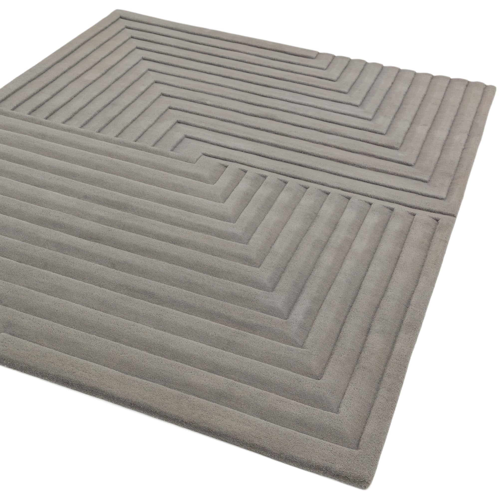 Alfombra Form Plateada  