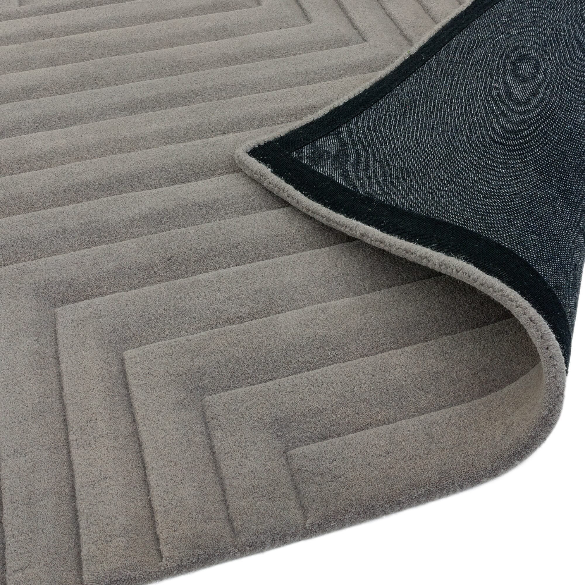 Alfombra Form Plateada  