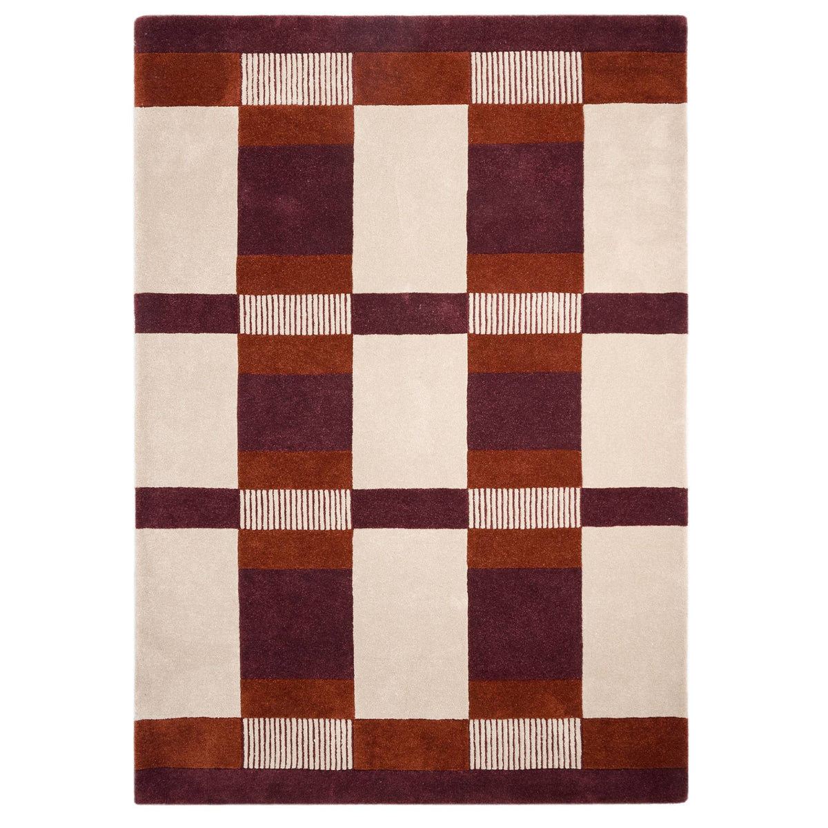 Tapis MADE Franka Bourgogne