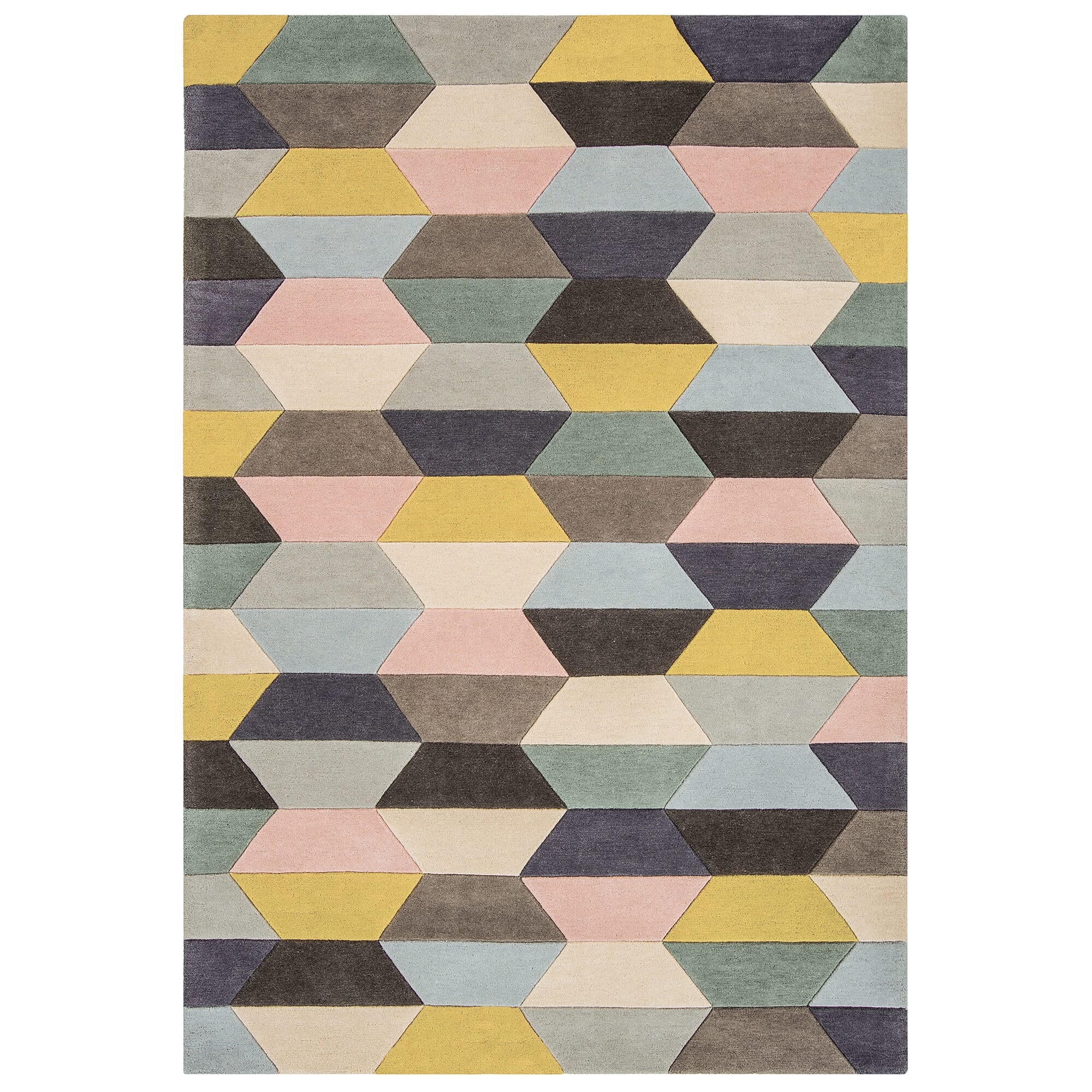 Alfombra Funk 04 Panal Pastel  