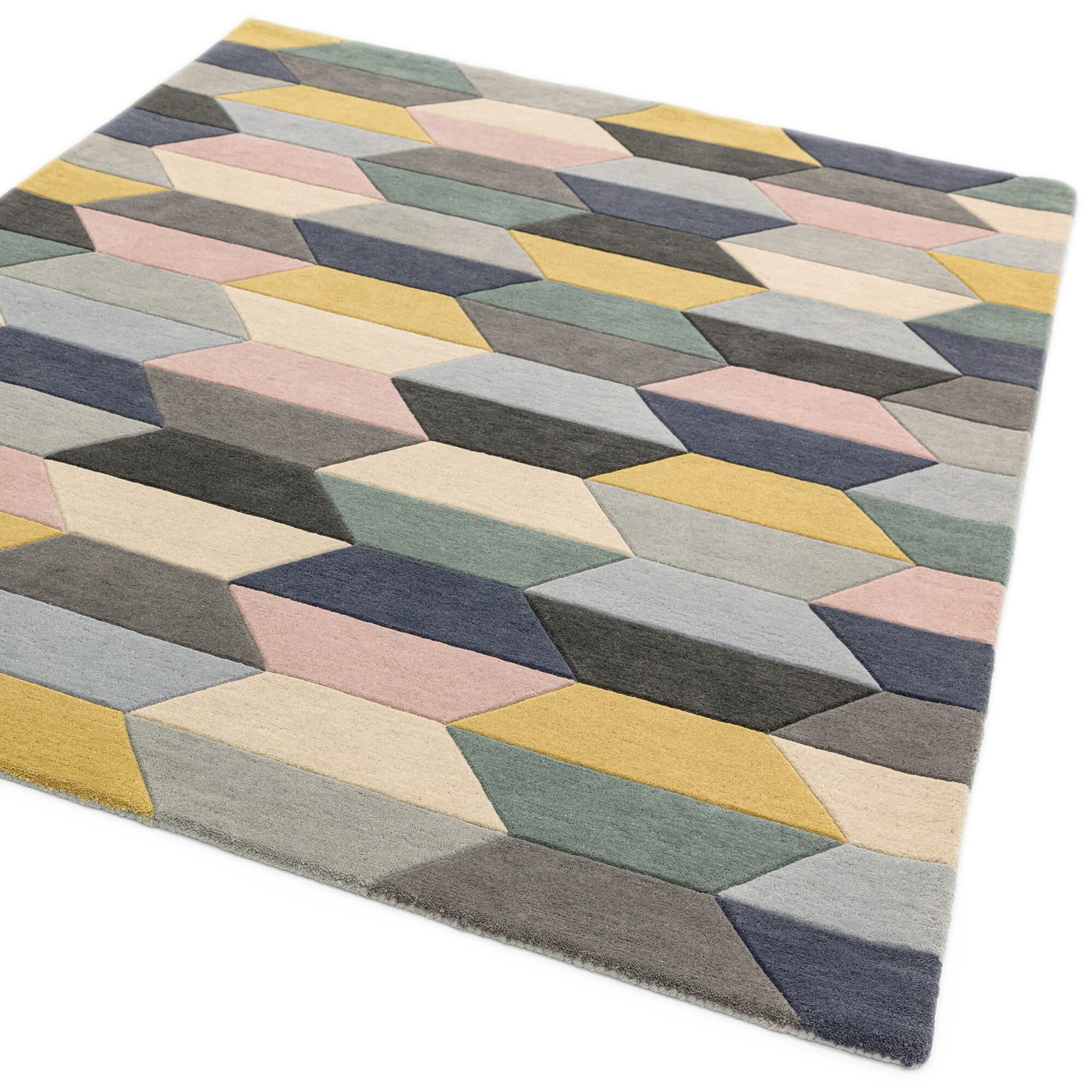 Alfombra Funk 04 Panal Pastel  