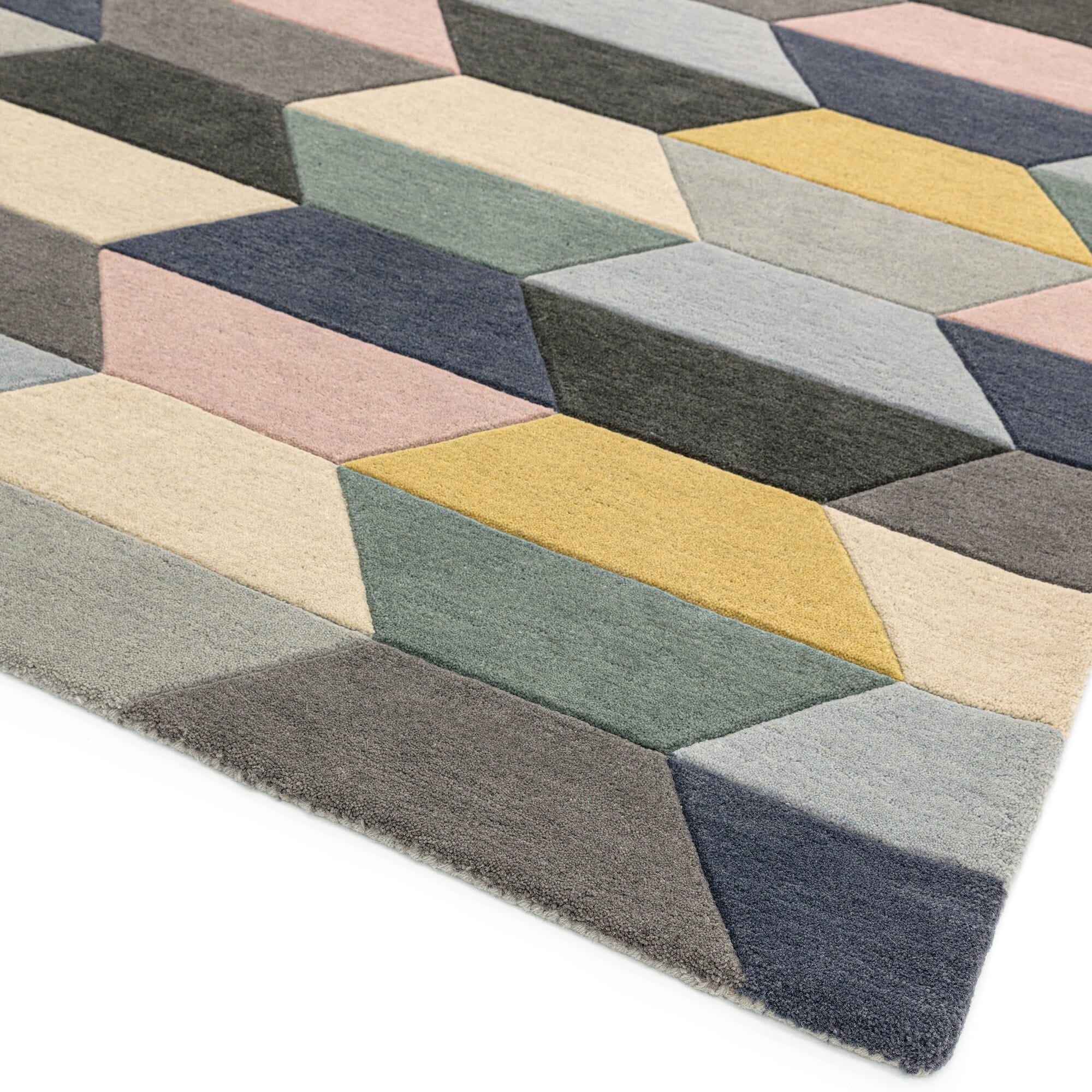 Alfombra Funk 04 Panal Pastel  