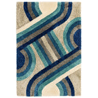 Alfombra Retro Azul Gala GA03  