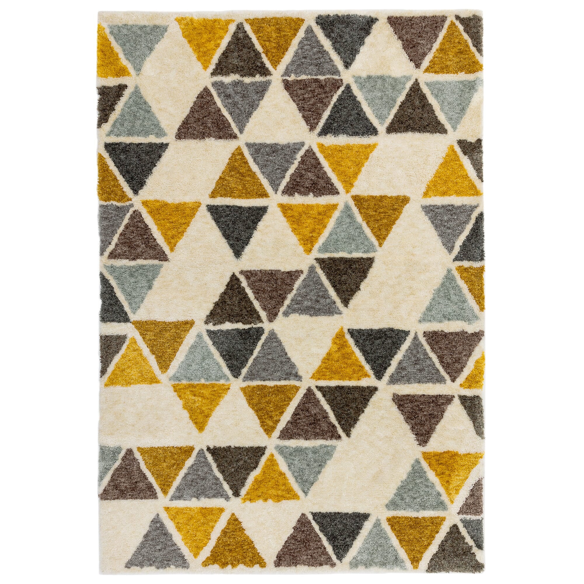 Gala GA04 Yellow Triangle Rug