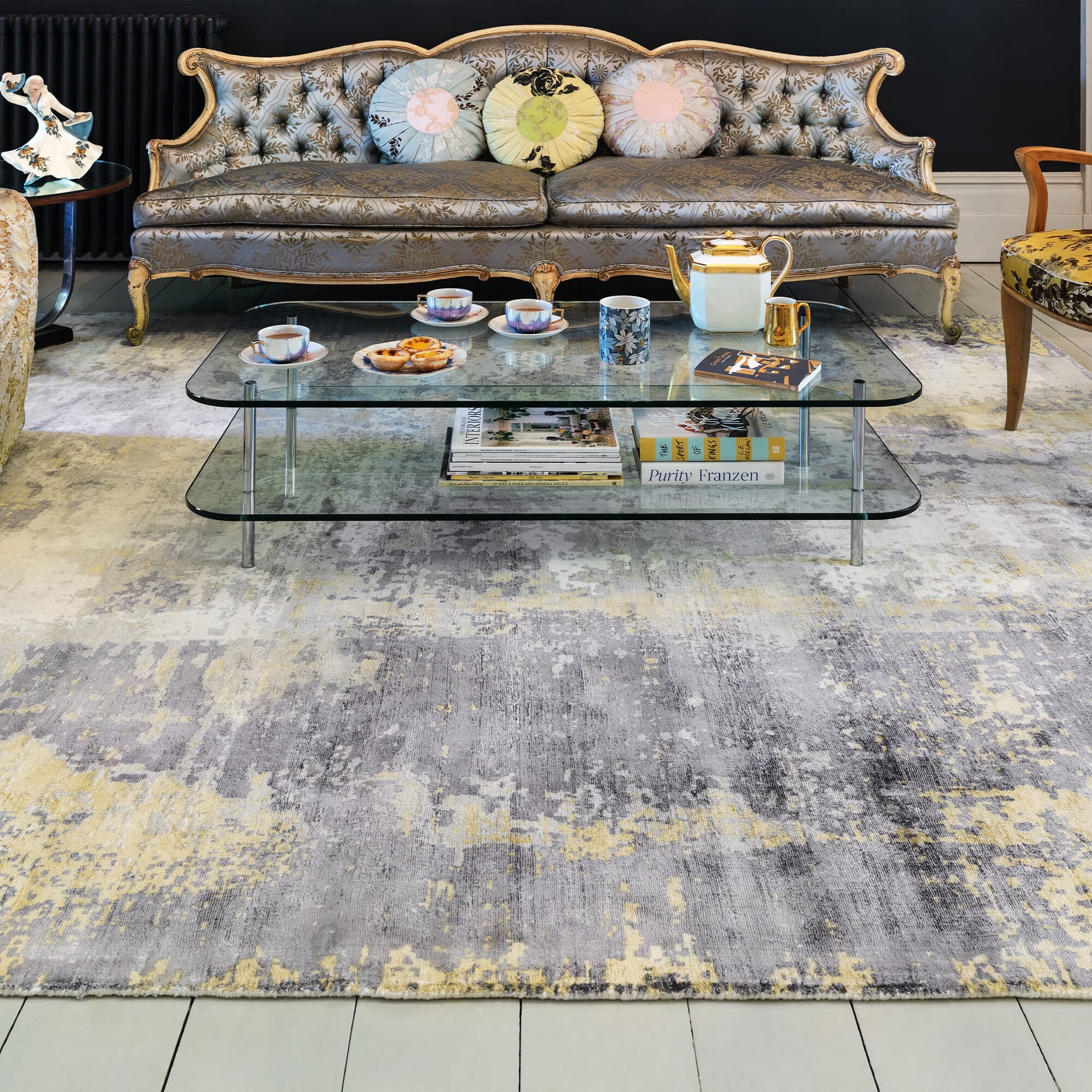 Alfombra Gatsby Dorada  