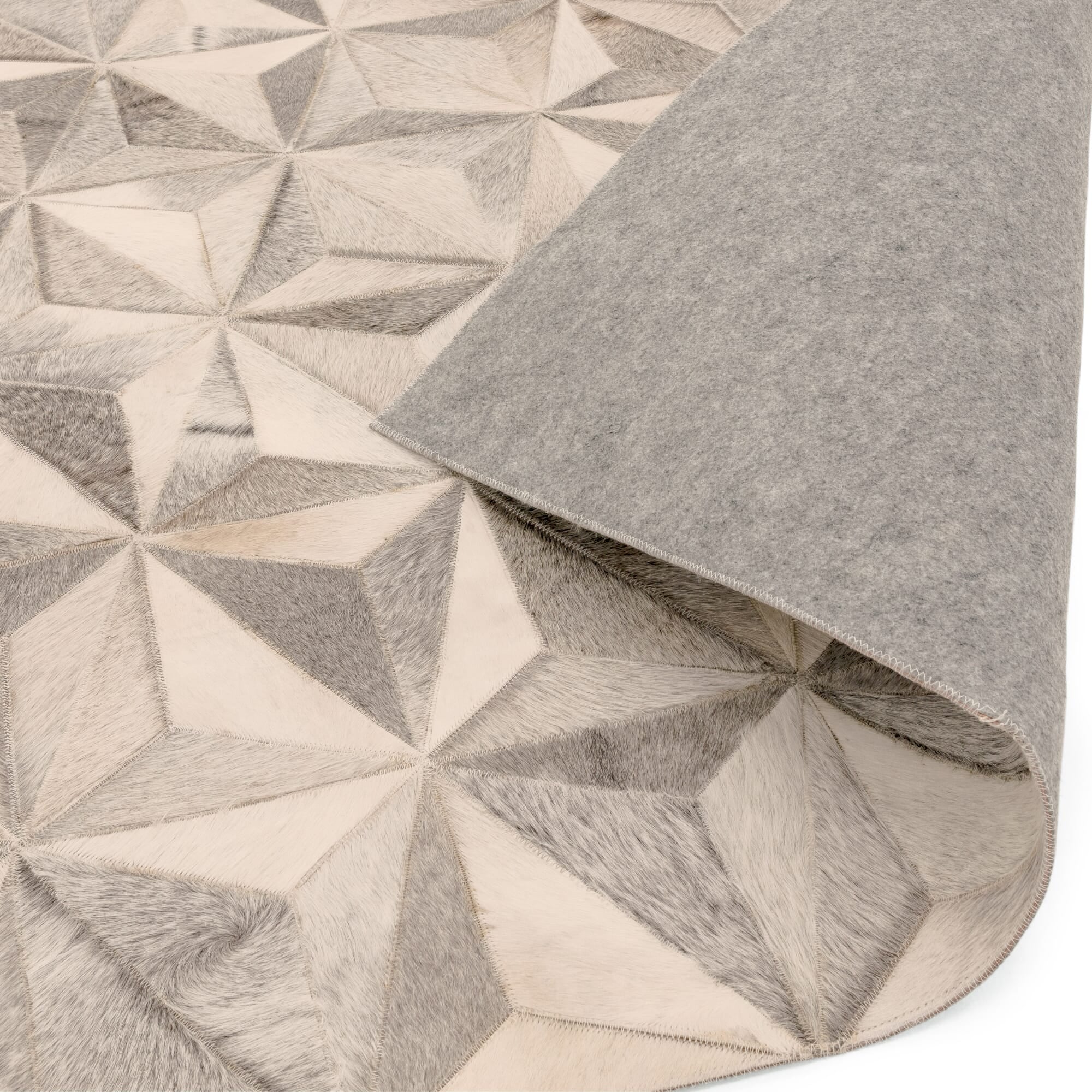 Alfombra Gaucho Facet Gris  