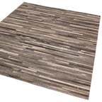 Gaucho Dark Grey Stripe Rug