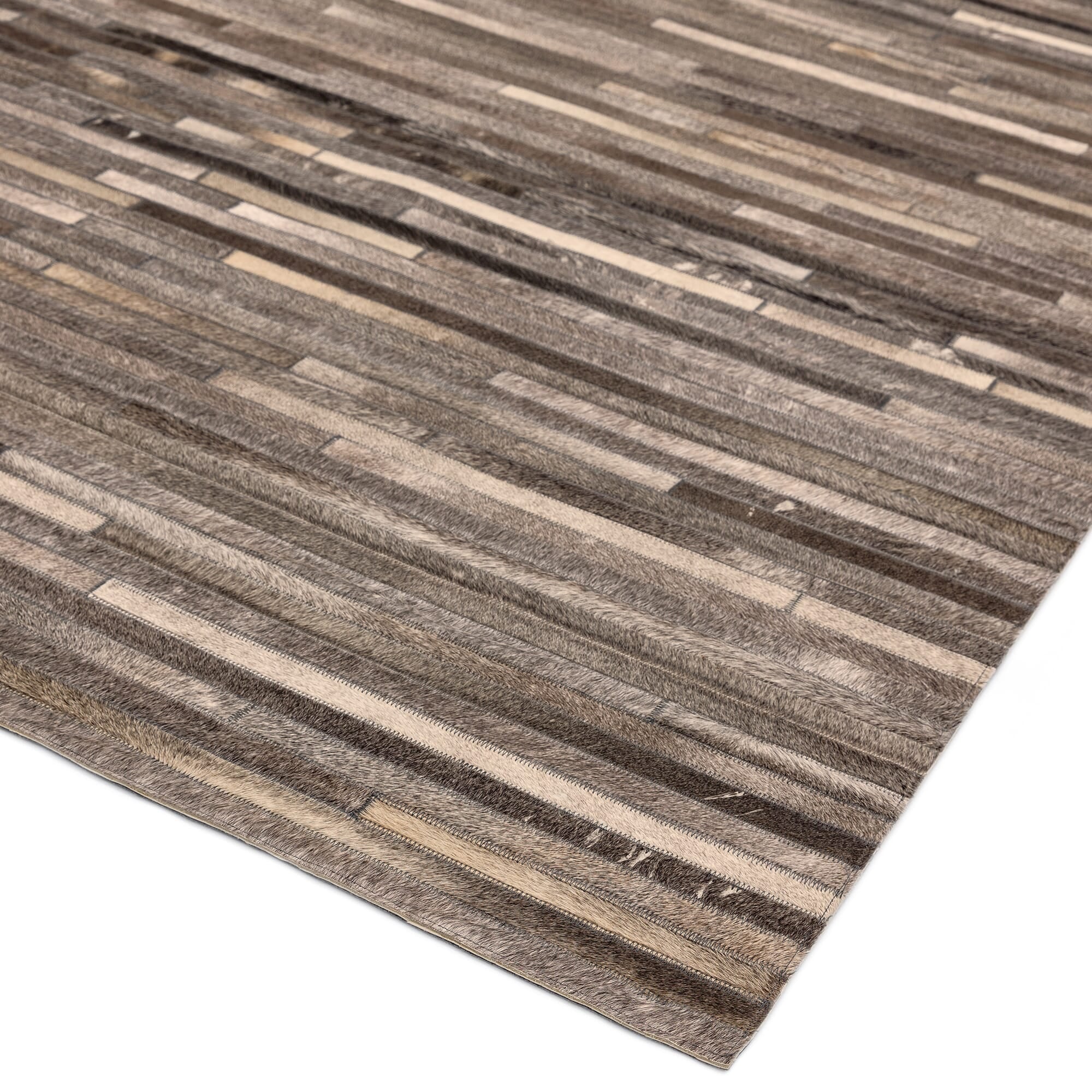 Gaucho Dark Grey Stripe Rug