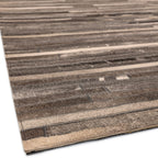 Gaucho Dark Grey Stripe Rug