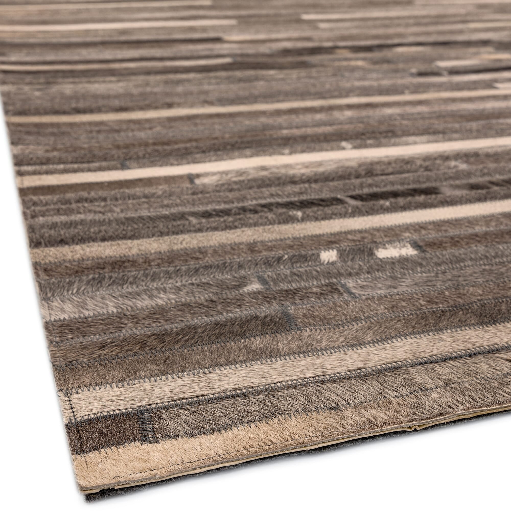 Gaucho Dark Grey Stripe Rug