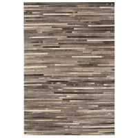Alfombra Rayas Gris Oscuro Gaucho  