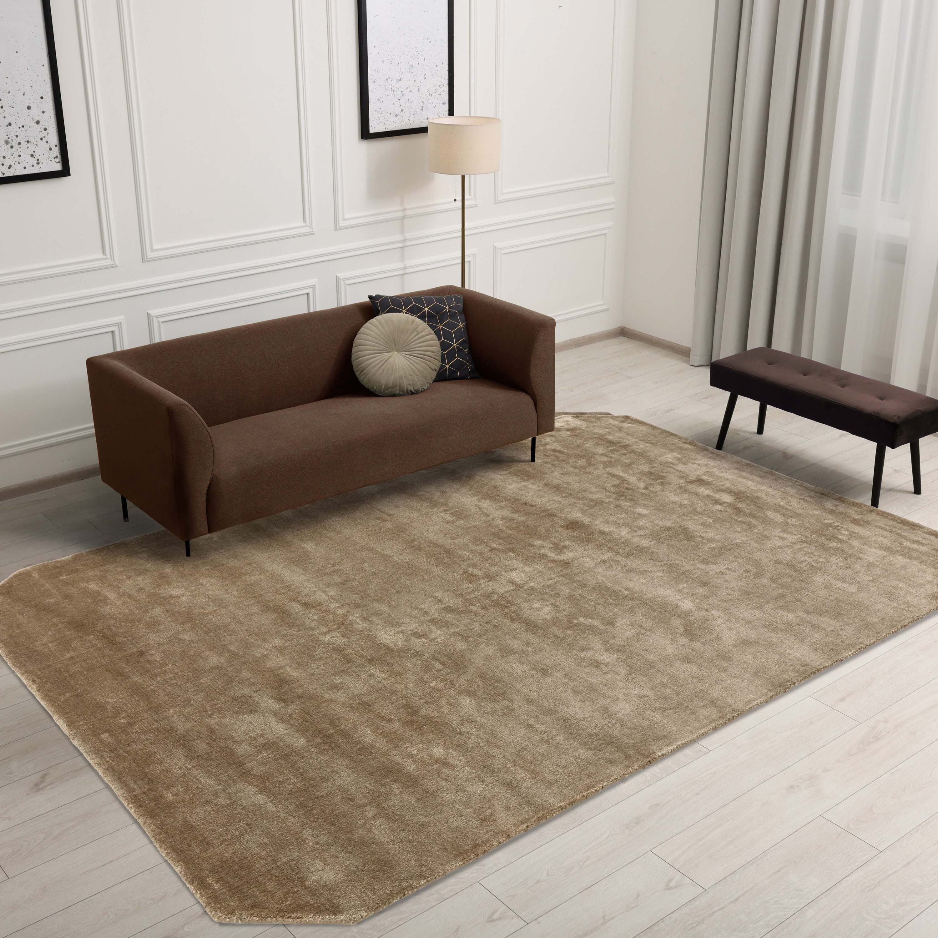 Gleam Moleskin Rug