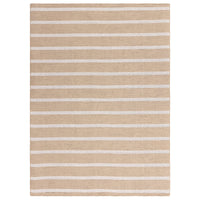 Global Cream Stripe Rug