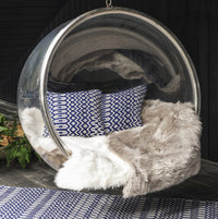 Halsey Blue Indoor/Outdoor Cushion