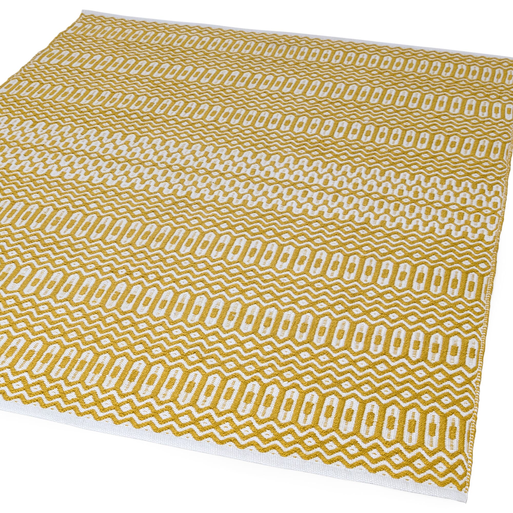 Alfombra Halsey Mostaza Interior/Exterior  