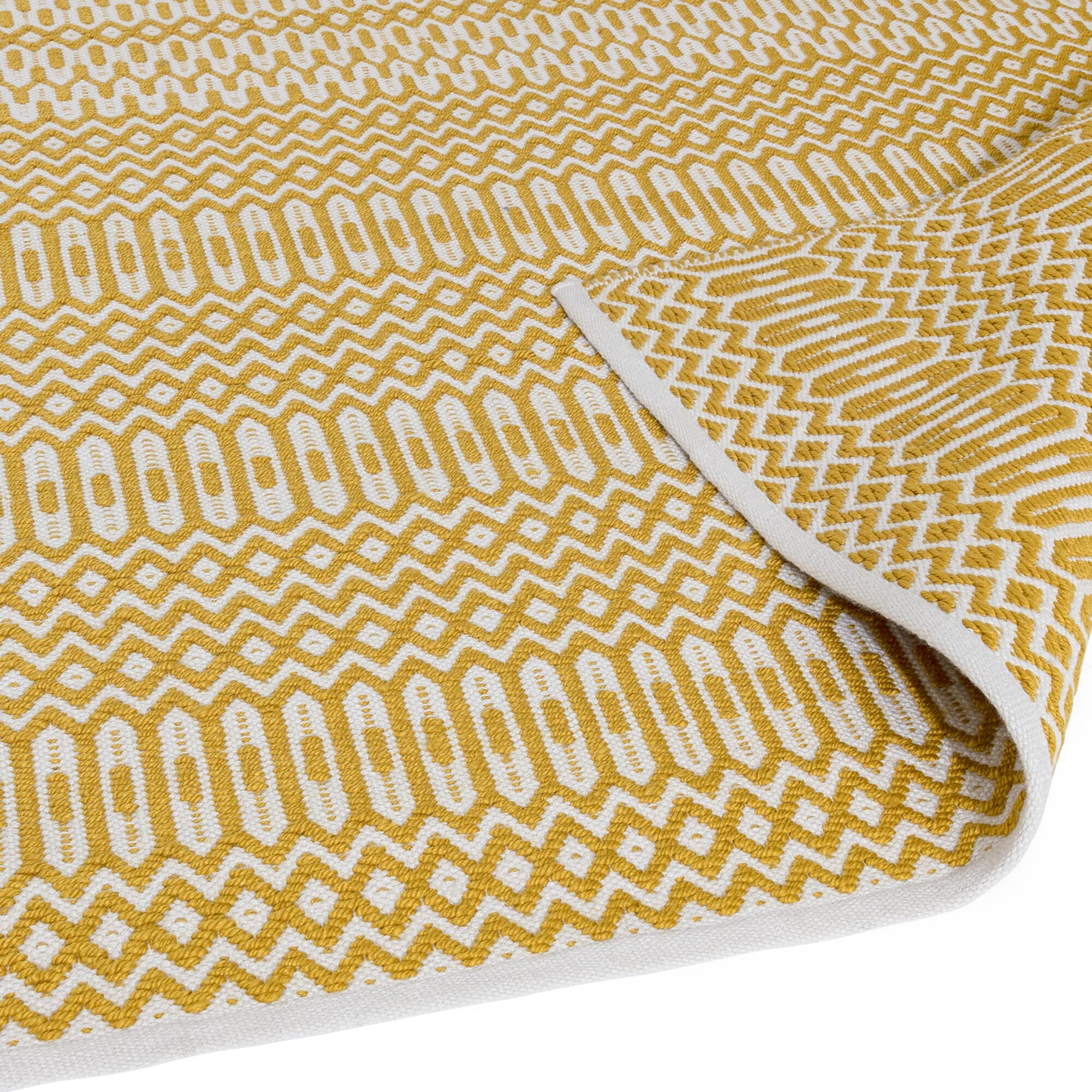 Alfombra Halsey Mostaza Interior/Exterior  