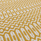Alfombra Halsey Mostaza Interior/Exterior  