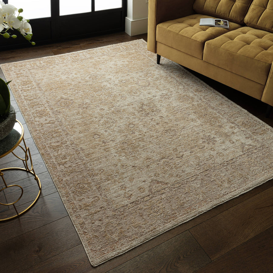 Heriz HE05 Ornate Beige Rug