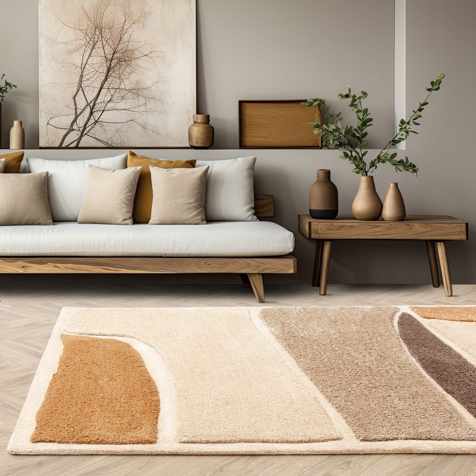 Hasso Rugs Horizon Hessian Rug - Asiatic Carpets - London
