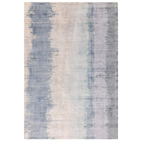 Juno Aquamarine 100% Viscose Screen Printed Rug