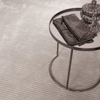 Katherine Carnaby Chrome Stripe Feather Rug