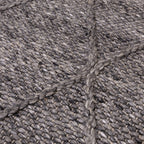 Alfombra Katherine Carnaby Coast Diamante Lana Hilada a Mano Carbón CD01