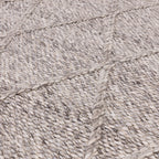 Katherine Carnaby Coast Diamond Grey Marl Hand Spun Wool Rug CD03